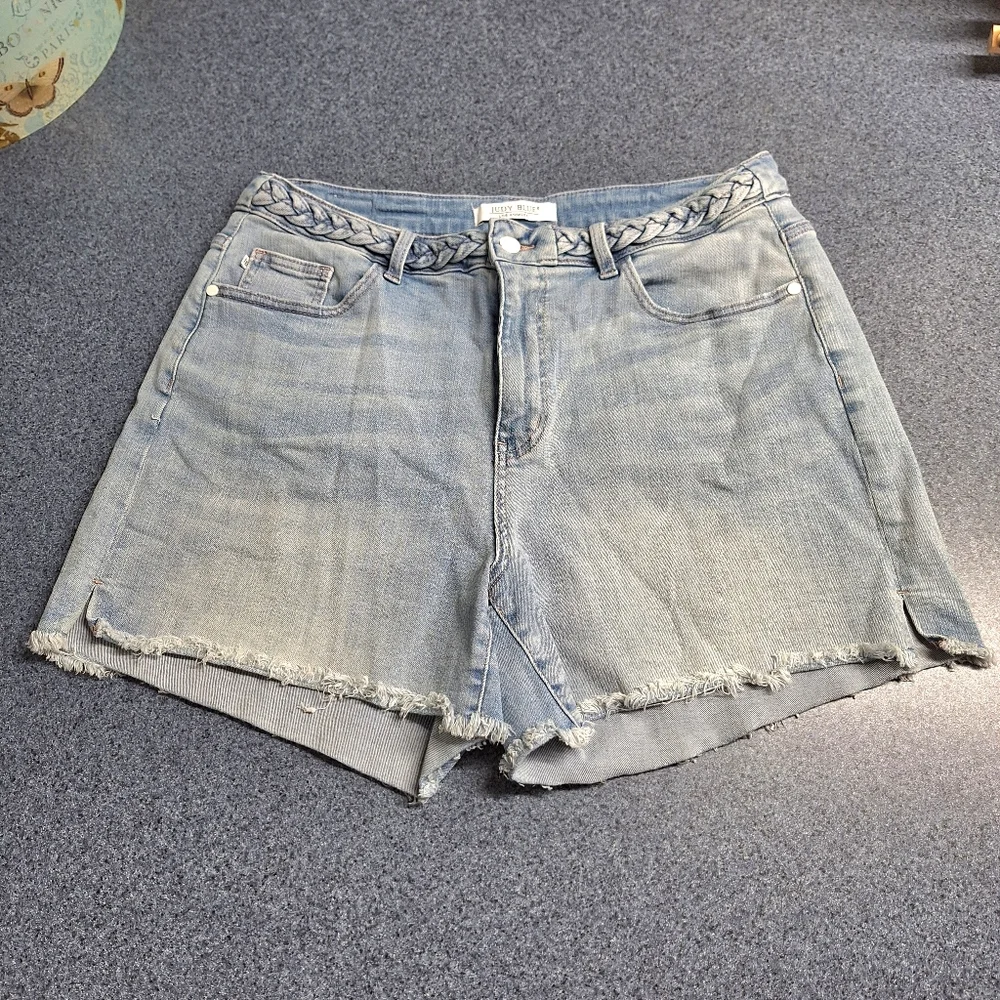 Judy Blue Los Angeles Denim Cut-Off  Shorts, Size 2XL, Style#JB150098LT